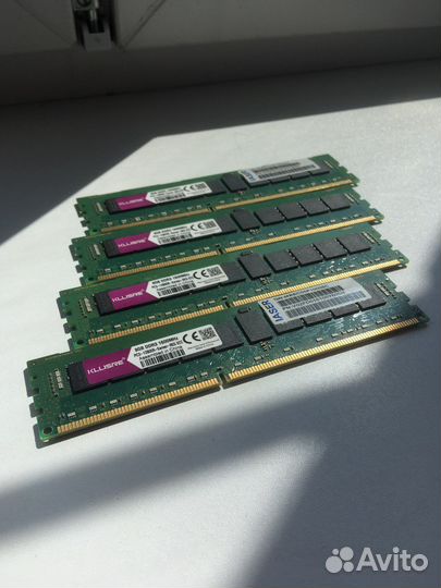 Оперативная память ddr3 ecc reg 4x2gb, 4x8gb