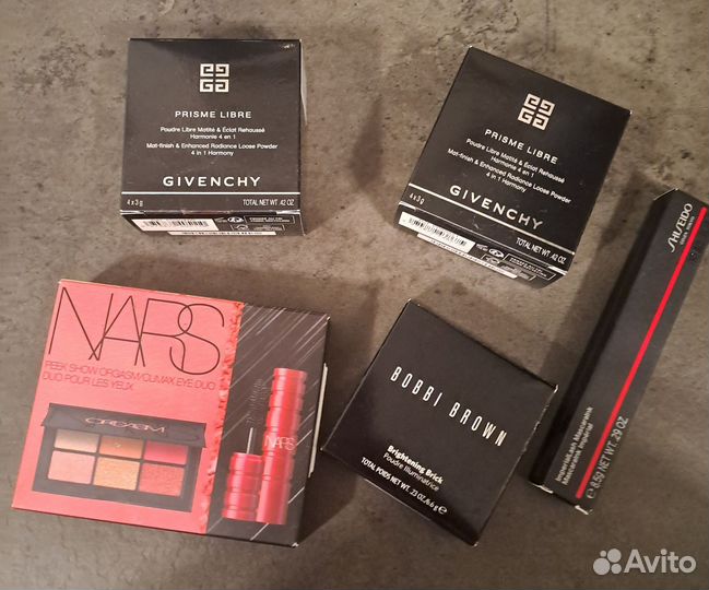 Косметика декоративная Givenchy,Nars,Bobby Brown