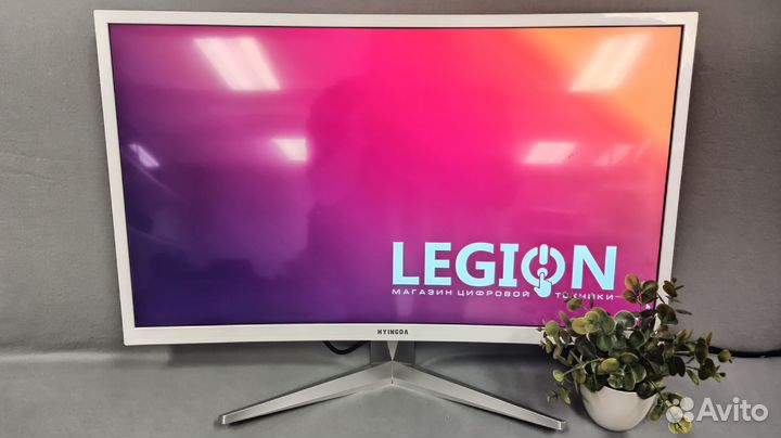 Изогнутый монитор 81 сантиметр IPS Full HD