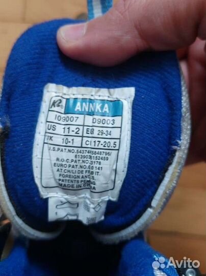 Роликовые коньки детские раздвижные k2