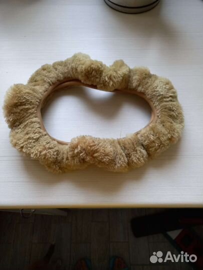 Накладка на руль из меха