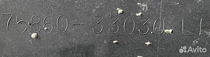 Накладка порога Toyota Camry (XV40) VII рестайлинг