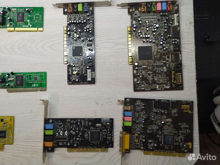 Сетевые и звуковые карты, прочее