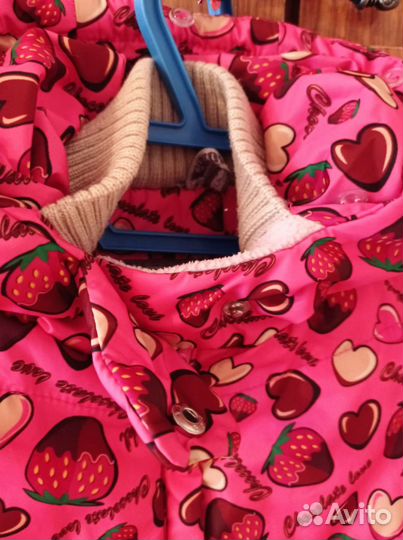 Зимний комбинезон для девочки 92