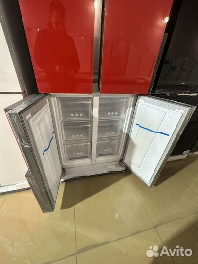 Холодильник centek ct1750 красный цвет сухой мороз