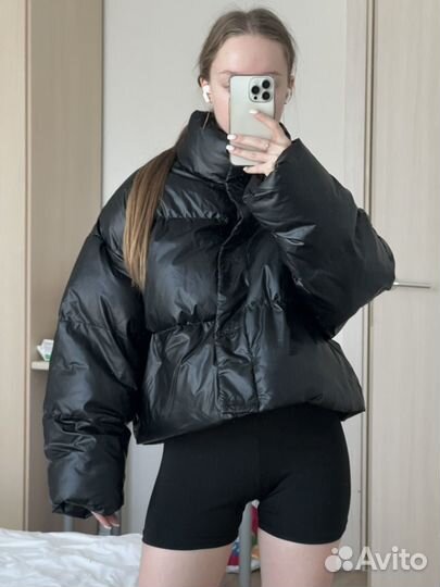 Пуховик куртка женская 42 (S) укороченная