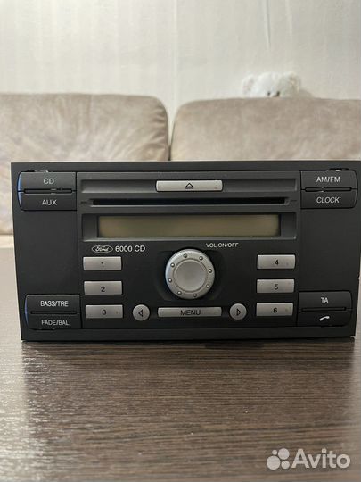 Штатная магнитола ford 6000cd