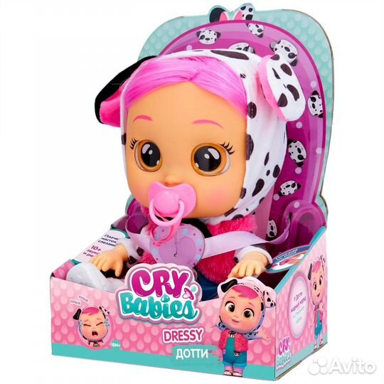 Кукла Cry Babies Dressy Дотти интерактивная 40884