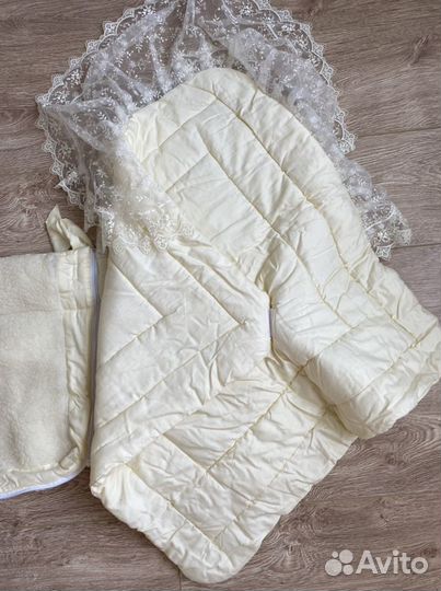 Кружевной конверт на выписку