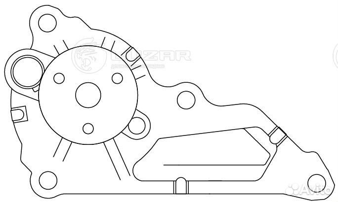 Насос водяной для автомобилей Renault Arkana (19)
