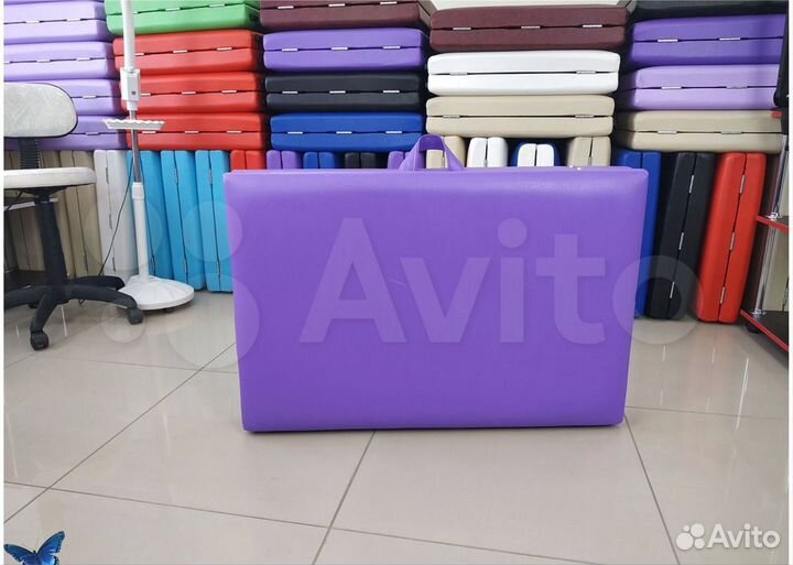Массажный стол новый сиреневый