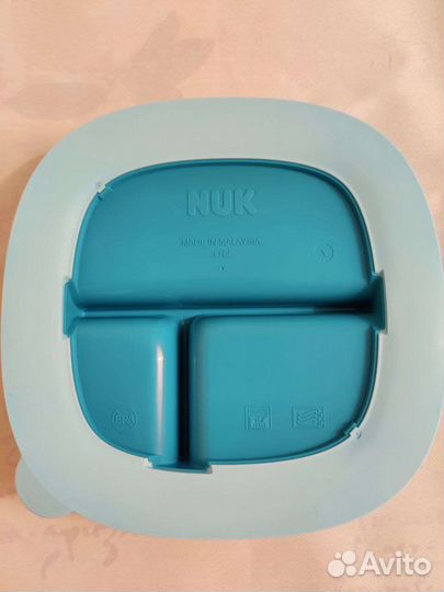 Тарелка детская HUK и силиконовая