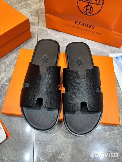 Шлепанцы мужские hermes