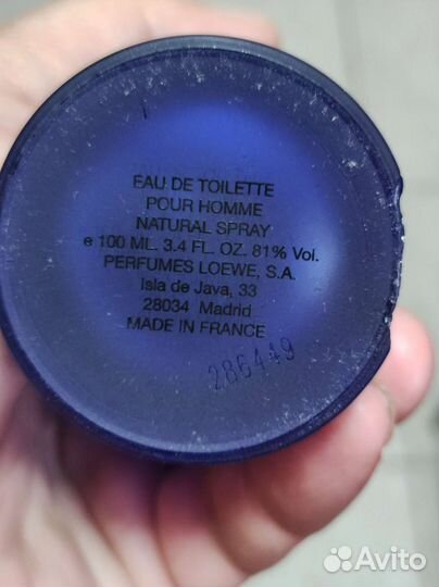 Мужская туалетная вода love 7