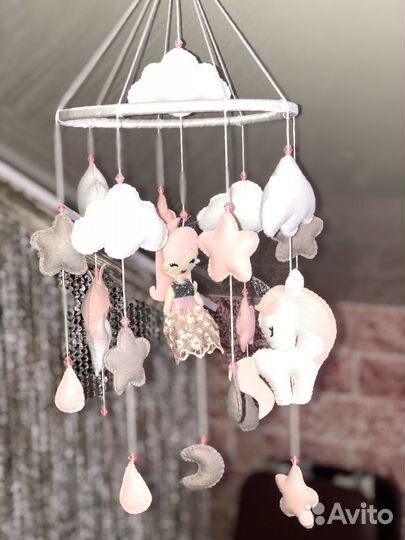 Мобиль из фетра, новый