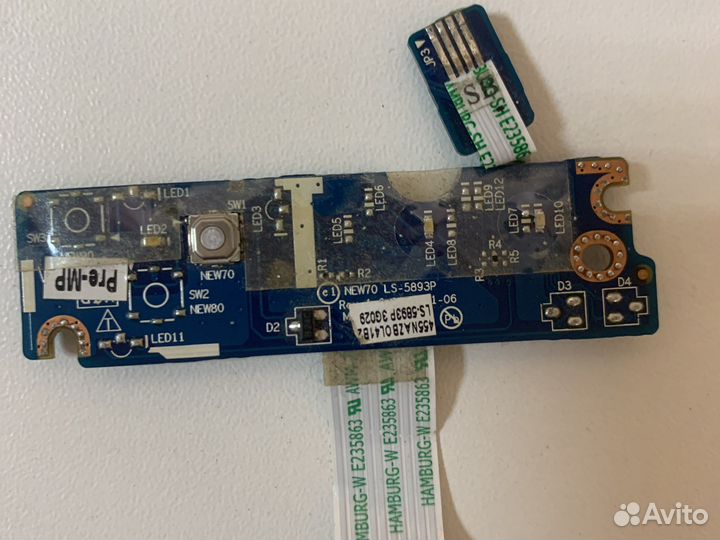 Кнопка включения ноутбука emachines e642