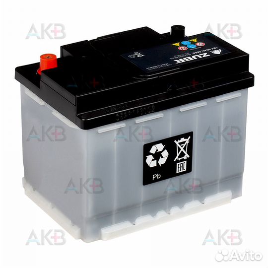 Аккумулятор автомобильный zubr OE 66R 660A (242x17