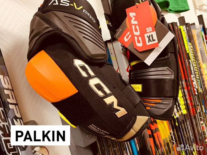 Новые CCM Tacks AS-V PRO Sr. XL налокотники хоккей