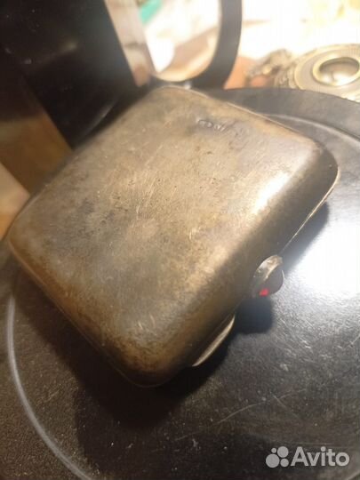 Спичечница серебро 84 проба. 19 век. С вензелем