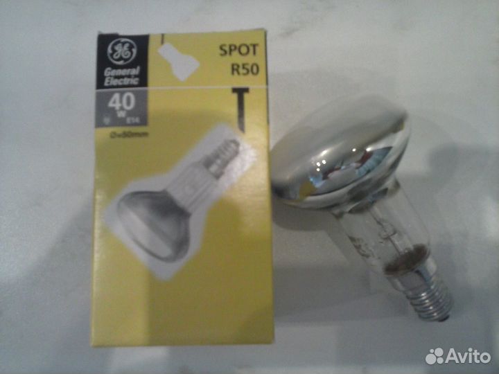 Лампы зеркальные General Electric R50, R39 E14