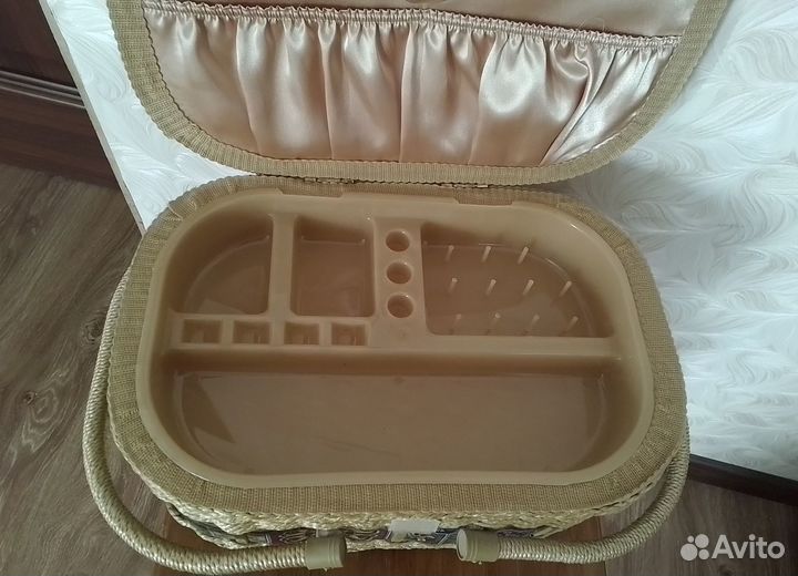 Шкатулка корзинка для рукоделия