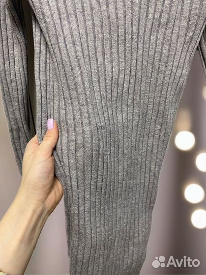 Платье лапша теплое с горлом 42-44