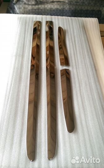 Prado 150 Молдинги дверей Хромированные V7KW5