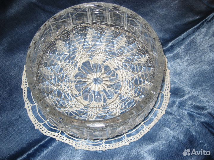 Салатница из хрусталя