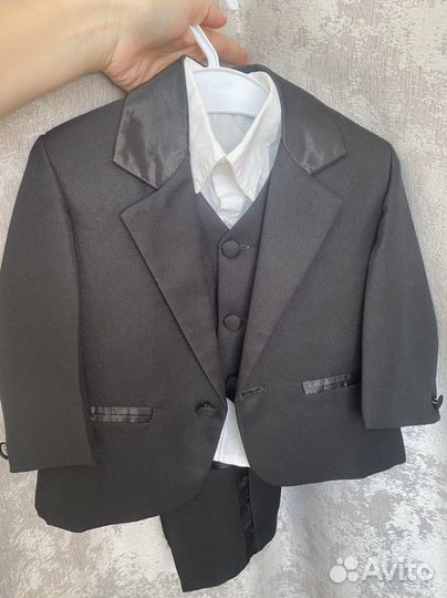 Детский костюм смокинг на 1 год 80 размер