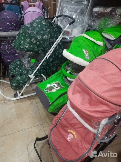 Санки коляска ника детям 7 -2, 7-6, 8-7