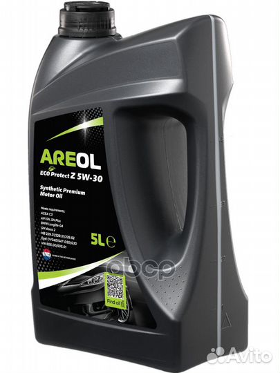 Areol ECO Protect Z 5W30 (5L) масло моторное