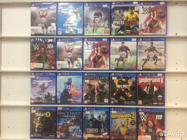 Диски PS3, PS4 лицензия