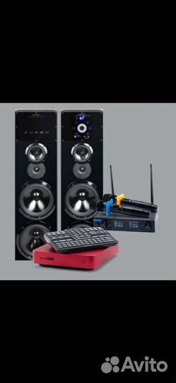 Караоке комплекты. Evobox, AST. Микрофоны, колонки