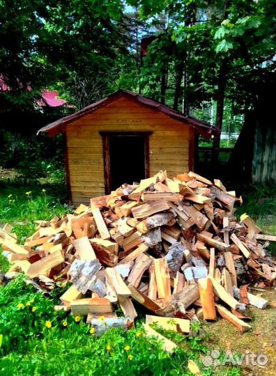 Дрова сухие навалом