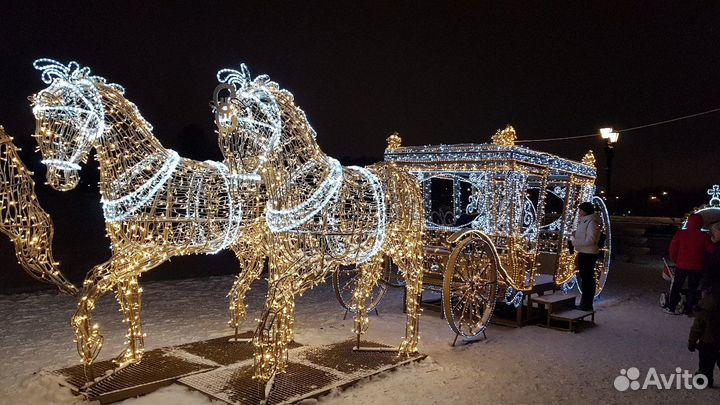 Светодиодные фигуры новогодние в наличии