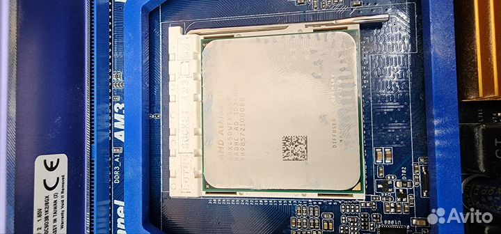 Материнская плата AM3 с процессором Athlon X3 450