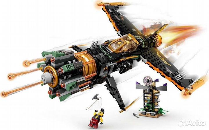 Скорострельный эстребитель Коула lego ninjago