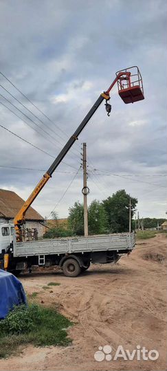 Аренда и услуги манипулятора, борт 5.2 т, 5.3 м