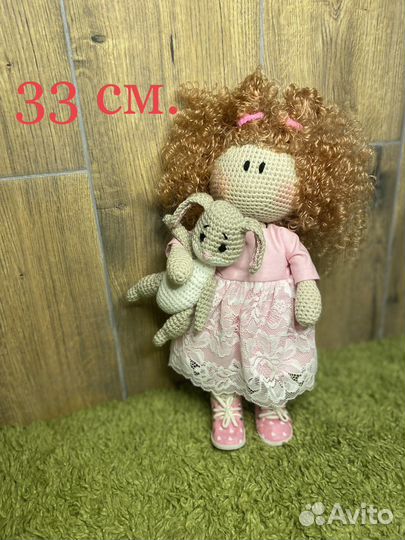 Вязанные куколки ручной работы