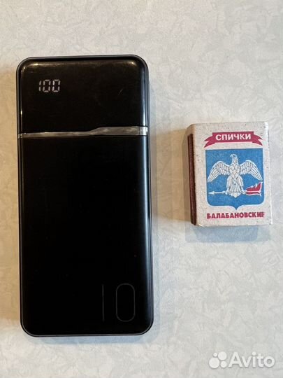 Повербанк 10000 с индикатором заряда