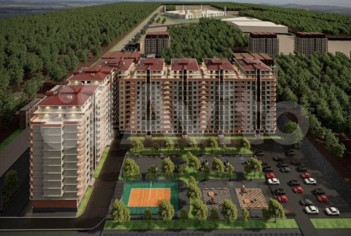 2-к. квартира, 64 м², 6/16 эт.