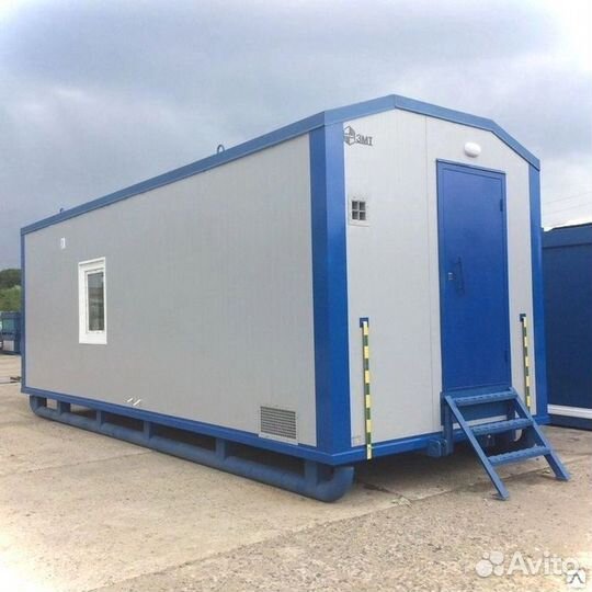 Вагон дома на колесах, полозьях