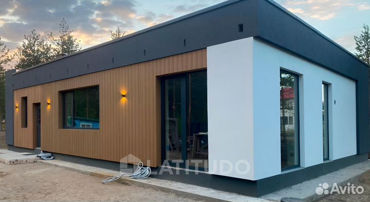 Фасадная панель EasyDecking Серый 156х21х3010