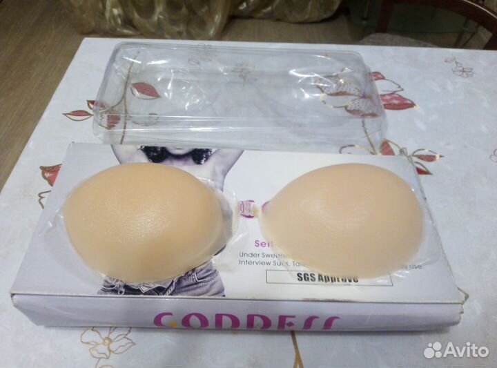 Накладки на грудь, силиконовые