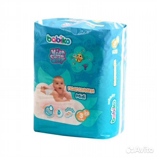 Подгузники babiko 3