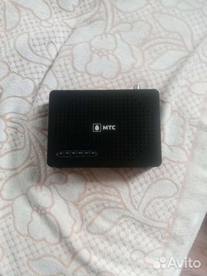 Спутниковая тарелка МТС с роутером