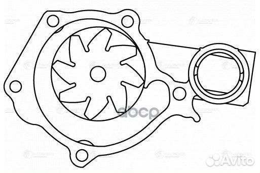 Насос водяной LWP3004 luzar