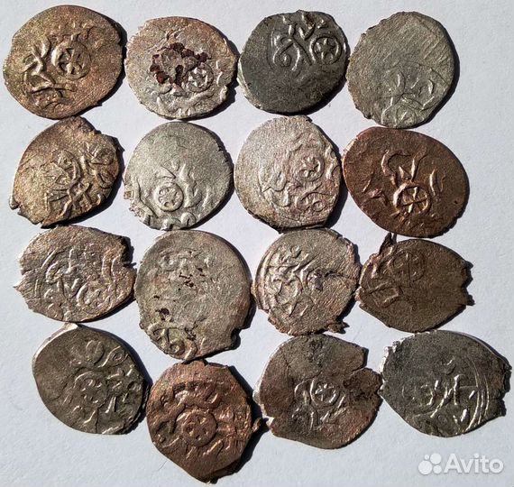 Монеты Крымского ханства. Акче. Серебро. Биллон