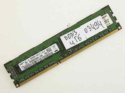 ECC DDR3 4 GB 1066 MHz Crucial