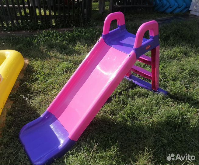 Детская горка пластиковая бу